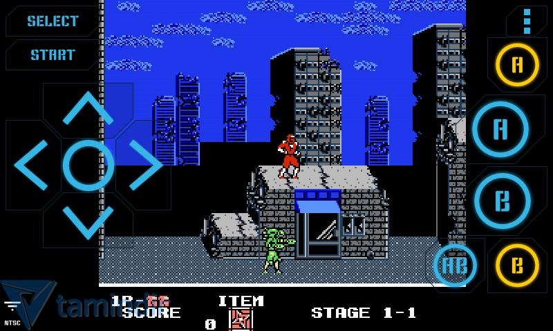 Nostalgia NES emulator running on Android